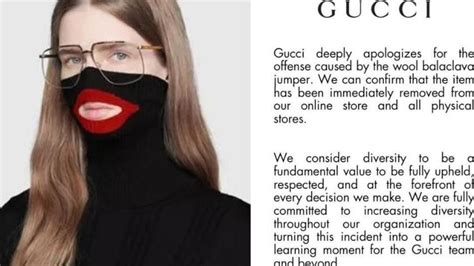 gucci offensive black face sweater|Gucci apologises for women's jumper that 'resembles .